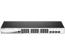 24-port 10/100/1000BASE-T + 4 SFP, D-Link DGS-1210-28/ME/A1A