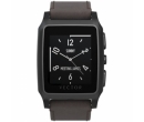  Smartwatch Vector Meridian, Negru, Curea piele maro 