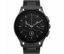 Smartwatch Vector Luna, Negru satinat, Bratara metalica