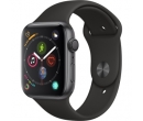 APPLE Watch Series 4 44mm Space Grey Aluminium Case, Black Sport Band