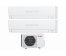 Set multisplit Mitsubishi Electric MXZ-2F53VF5-E1 + AY25 + AY35, 2 camere