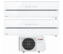 Set multisplit Mitsubishi Electric MXZ-2F53VF5-E1 + LN25 + LN35, alb