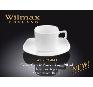 WILMAX WL-993041 Чашка/блюдце 90 мл