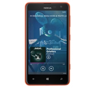 Nokia 625 Black+Orange Cover