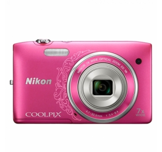 COOLPIX S3500  pink lineart+case