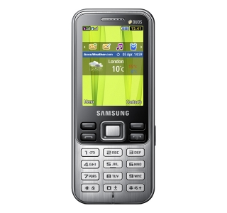 Samsung C3322 Metallic Black Duos