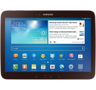 10.1" Samsung P5220 LTE Galaxy Tab Brown