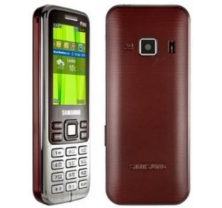 Samsung C3322 Wine Red Duos
