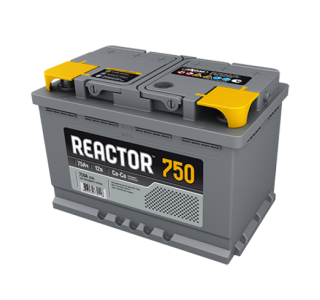 АКБ-Аком Reactor  6 CT-75 VL  Euro P+ /Acumulator
