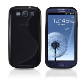 GT Samsung i9300 Galaxy S3, Metallic Jelly Cover, Black