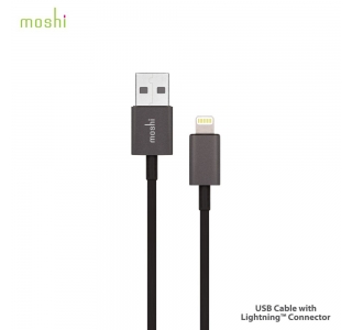 Moshi iPhone Lightning USB Cable, 1M , Black