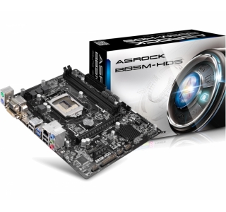 MB S1150 ASRock B85M (Intel B85, mATX)