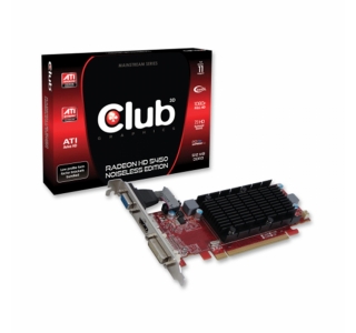 VGA card PCI-E Club3D CGAX-5452L (Radeon HD5450 1GB DDR3) LP