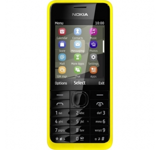Nokia 301 DUAL SIM yellow
