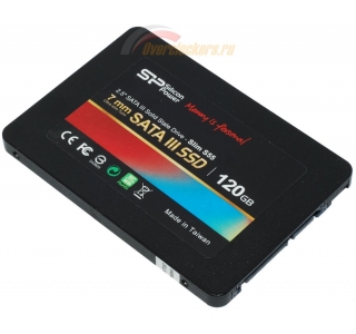 2.5"  SSD  120GB-SATA-III 6Gb/s Silicon Power "Slim S55" [R/W:556/475MB/s, 7mm, P3108]