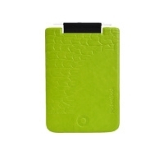 Case  Cover Pocketbook "Bird" flip flop for MINI 515, Black / Green