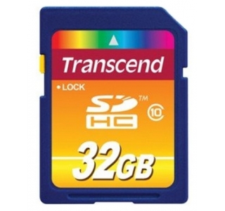 32GB SDHC Card (Class 10) Transcend "TS32GSDHC10"
