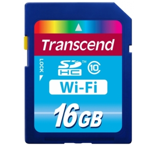 16GB  SDHC Card (Class 10) Wi-Fi, Transcend "TS16GWSDHC10"