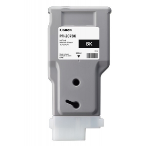 Ink Cartridge Canon PFI-207 Bk, black