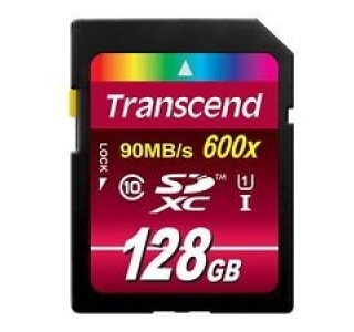 128GB SDXC Card (Class 10) Transcend "TS128GSDXC10U1"