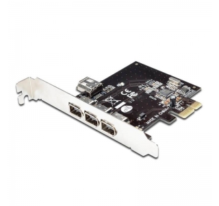 PCI-Express controler DIGITUS FIREWIRE 3+1