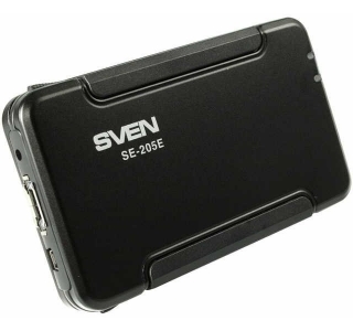 2.5" SATA HDD External Case (USB 2.0/e-SATA) SVEN "SE-205E", Alu, Black