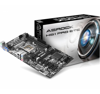 MB S1155 ASRock H61 PRO BTC (Intel H61, ATX)