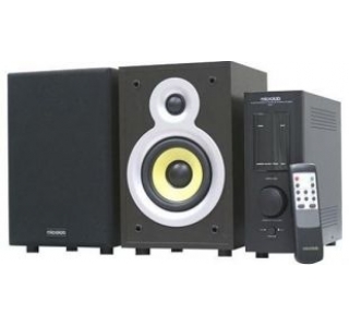Microlab PRO1 2.0, Dark Wooden, 2 x 30 Wt, w/Control Pod