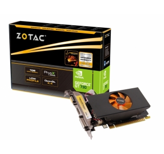 ZOTAC GeForce GT730 1GB DDR3, 128bit
