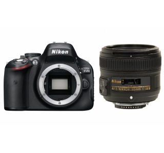 NIKON  D5100 body + Nikkor 50mm f/1,8G AF-S