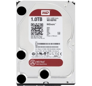 3.5" HDD 1.0TB-SATA- 64MB Western Digital "Caviar Red (WD10EFRX)"