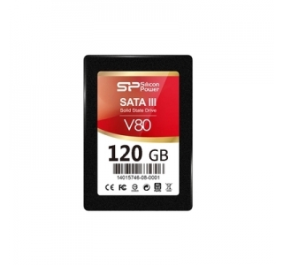 2.5" SATA SSD  120GB Silicon Power "Velox V80" [R/W:555/530MB/s, 7mm, P3108, 3.5 Bracket]