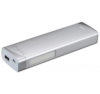 F&D Power Bank Lunar P2 (10400 mAh), Silver