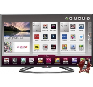 55" Smart LED 3D Full HD TV LG 55LA620S