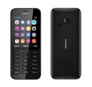 Nokia 222 (DUAL SIM) Black