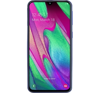SAMSUNG Galaxy A40, 64GB, 4GB RAM, Dual SIM, Blue