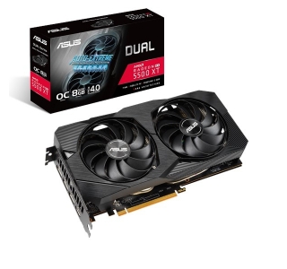 ASUS AMD Radeon RX 5500 XT Dual EVO, 4GB GDDR6, 128bit, DUAL-RX5500XT-O4G-EVO