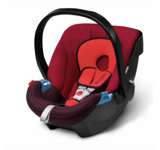 Scoica auto copii Cybex, Aton, rosu/visiniu, i-Size, 0-13 kg