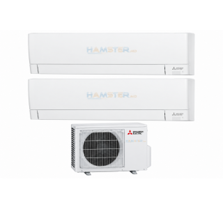 Set multisplit Mitsubishi Electric MXZ-2F53VF5-E1 + AY25 + AY35, 2 camere