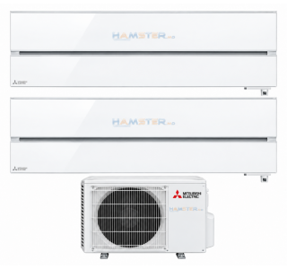 Set multisplit Mitsubishi Electric MXZ-2F53VF5-E1 + LN25 + LN35, alb