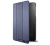 Lenovo A8 (A5500) Folio Case and Film (Dark Blue) — 3/4