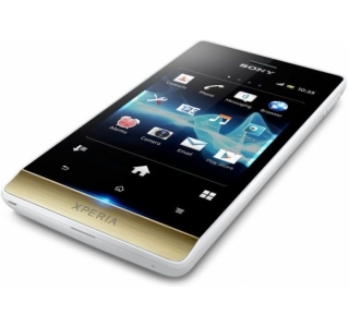 SONY ST23i XPERIA MIRO WHITE GOLD
