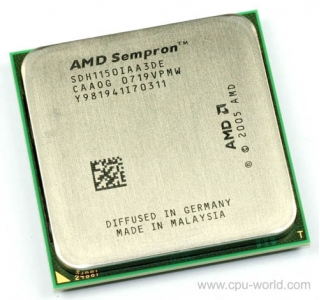 AMD Sempron LE-1150 (2.0GHz) Socket940, 256Kb, FSB 800MHz, Tray