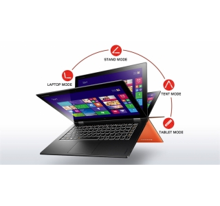 Lenovo 13.3" IdeaPad Yoga 2 13 Orange (Core i3-4030U 4Gb 500Gb/8Gb)