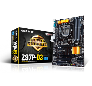 MB S1150 Gigabyte GA-Z97P-D3 1.0 (Intel Z97, ATX)