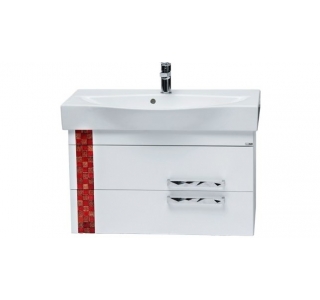 Мебель "Linia H2O" Лира 80 Мозаика Red