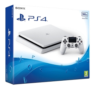 SONY PlayStation 4 Slim, 500GB, alb