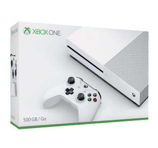 MICROSOFT Xbox One Slim 500 GB, alb