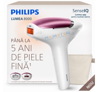Epilator IPL Philips Lumea 8000 BRI934/00, 500.000 impulsuri
