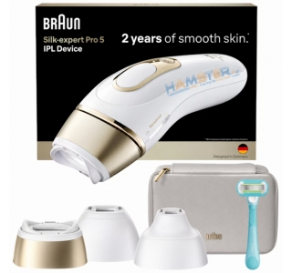 Epilator IPL Braun Silk-expert Pro 5 PL5351, 400.000 impulsuri